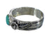 Flower Turquoise And Genuine Sterling Silver Southwestern Ring Size 6 YX90653